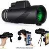 Korting ???? SmartImprove Monoculaire Telescoop, 40 X 60 High Power HD Monoculaire HD Monoculaire Met Smartphone Houder En Statief, Waterdicht, Monoculair Met Voor Vogelobservatie, Kamperen, Wandelen, Reizen, Jagen ✨ -Hendi Shop 550x531 2