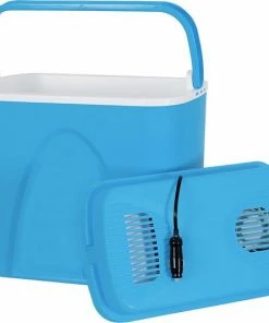 Flash-uitverkoop ⭐ WDMT CB24 Thermo-Elektrische Koelbox - 22L - AC/DC - 12V/230V - Licht Blauw ⭐