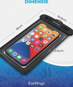 Goedkoopste ???? Waterdichte Telefoonhoesjes - Drybag Set Van 2 Stuks - Onderwater Hoesje Telefoon Voor Alle Telefoons - Waterdicht Telefoonhoesje Earkings - Zwart & Groen ???? -Hendi Shop 550x537 8