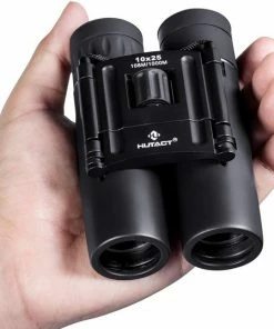 Coupon ???? Merkloos Verrekijker Compact - 10x25 - Klein En Lichtgewicht - Rubberen Omhulsel - Mini Pocketverrekijker Met Volledig Gecoate Lens - Voor Op Reis, Wandelen, Vogels Kijken ❤️