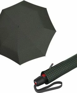 Beste Verkoop ???? Knirps T-200 Duomatic Opvouwbare Paraplu M - 2Cross Green ????