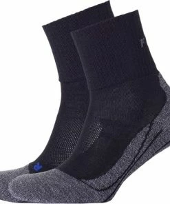 Uitgang ???? FALKE TK2 Explore Cool Short Wandelsokken Kort Zacht Thermisch Anti-blaar Antizweet Zonder Motief Met Elastische Boord Verkoelend Ademend Sneldrogend Zwart Heren Sportsokken - Maat 39-41 ???? -Hendi Shop 550x540 2