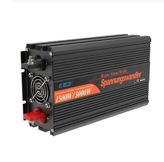Flash-uitverkoop ⭐ Edecoa 12V-230V Zuivere Sinus Omvormer - 1500W/3000W + Controller ???? 6 Flash-uitverkoop ⭐ Edecoa 12V-230V Zuivere Sinus Omvormer - 1500W/3000W + Controller ???? - Afbeelding 4