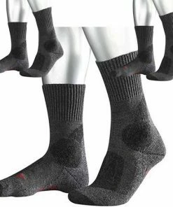 Aanbiedingen ???? FALKE TK1 Adventure Wandelsokken Dikke Versterkte Thermische Sokken Zonder Patroon Met Sterke Wattering Lang En Warm Voor Wandelen Merinowol Grijs Dames Sportsokken - Maat 39-40 ???? -Hendi Shop 550x545 7