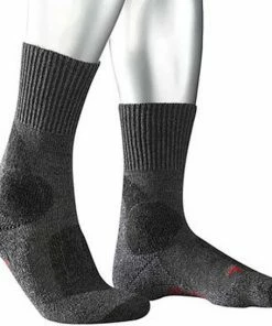 Aanbiedingen ???? FALKE TK1 Adventure Wandelsokken Dikke Versterkte Thermische Sokken Zonder Patroon Met Sterke Wattering Lang En Warm Voor Wandelen Merinowol Grijs Dames Sportsokken - Maat 39-40 ???? -Hendi Shop 550x545 8