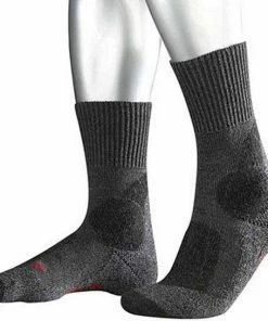 Aanbiedingen ???? FALKE TK1 Adventure Wandelsokken Dikke Versterkte Thermische Sokken Zonder Patroon Met Sterke Wattering Lang En Warm Voor Wandelen Merinowol Grijs Dames Sportsokken - Maat 39-40 ???? -Hendi Shop 550x545 9