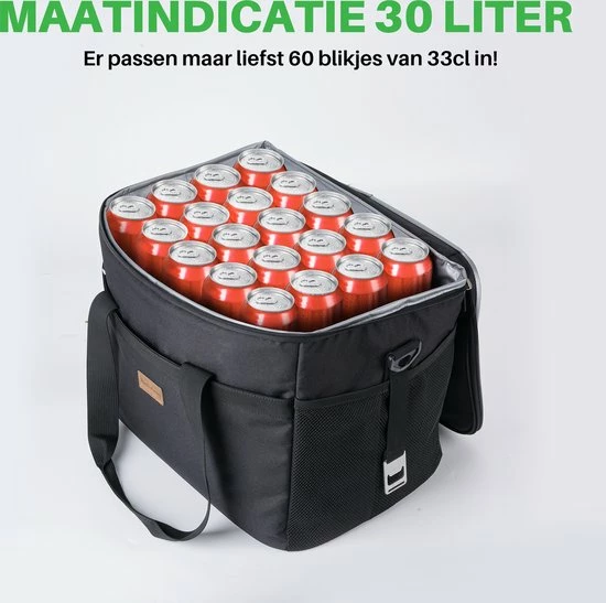 Goedkoopste ???? Weve Goods Packaway 4 Laags Geïsoleerde Koeltas - Lunchtas 30 Liter - Zwart ???? 7 Goedkoopste ???? Weve Goods Packaway 4 Laags Geïsoleerde Koeltas - Lunchtas 30 Liter - Zwart ???? - Afbeelding 5