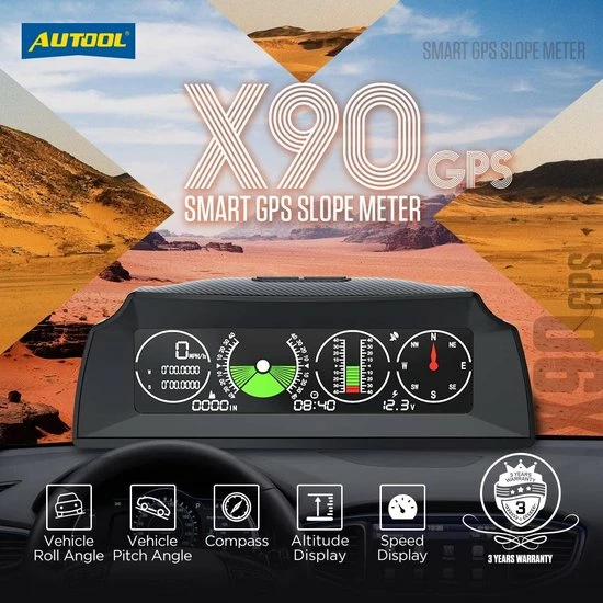 Aanbiedingen ???? Autool X90 GPS Hellingsmeter Digitale Auto/auto/personenauto, GPS Snelheidsmeter HUD MPH Met Kompas, Auto Hoekhelling Meter Voor SUV's, Bestelwagens, Terreinwagens ???? 6 Aanbiedingen ???? Autool X90 GPS Hellingsmeter Digitale Auto/auto/personenauto, GPS Snelheidsmeter HUD MPH Met Kompas, Auto Hoekhelling Meter Voor SUV's, Bestelwagens, Terreinwagens ???? - Afbeelding 4