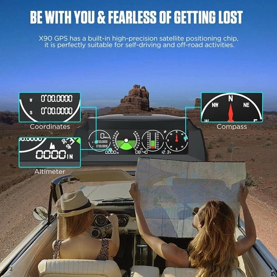 Aanbiedingen ???? Autool X90 GPS Hellingsmeter Digitale Auto/auto/personenauto, GPS Snelheidsmeter HUD MPH Met Kompas, Auto Hoekhelling Meter Voor SUV's, Bestelwagens, Terreinwagens ???? 9 Aanbiedingen ???? Autool X90 GPS Hellingsmeter Digitale Auto/auto/personenauto, GPS Snelheidsmeter HUD MPH Met Kompas, Auto Hoekhelling Meter Voor SUV's, Bestelwagens, Terreinwagens ???? - Afbeelding 7