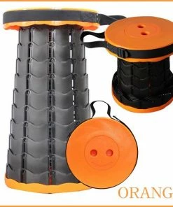 Coupon ✔️ Ever Home Kampeerkruk - Uitschuifbare Kruk - Oranje/Zwart- Tot 120 Kg - Travel Stool - Opvouwbare Campingkruk - Inklapbaar Krukje - Telescopische Kruk - Camping - Outdoor ???? -Hendi Shop 550x550 116