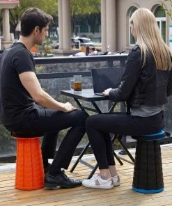 Coupon ✔️ Ever Home Kampeerkruk - Uitschuifbare Kruk - Oranje/Zwart- Tot 120 Kg - Travel Stool - Opvouwbare Campingkruk - Inklapbaar Krukje - Telescopische Kruk - Camping - Outdoor ???? -Hendi Shop 550x550 117