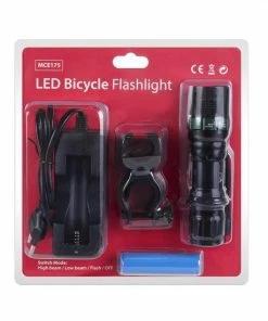 Flash-uitverkoop ???? Maclean Energy 2in1 Zaklamp Maclean MCE 175 - 3 Lichtmodi En Zoom - Incl. Houder Voor Fiets ???? -Hendi Shop 550x550 174