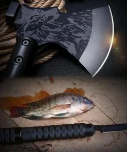 Nieuw ???? Temz® Multitool Survival Kit - Survival Kit - Hakbijl - Survival Set - Multitool Bijl - Survival Kit Outdoor - Bijl - Survival Tool - Survival Mes - Incl. Multitool Bijl, Survival Mes, Raambreker, Fluitje & Kompas ???? -Hendi Shop 550x550 188