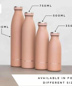 Beste deal ???? LARS NYSØM Roestvrijstalen Drinkfles 'Ren' 750ml Onyx Black ???? -Hendi Shop 550x550 210