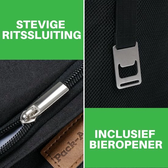 Goedkoopste ???? Weve Goods Packaway 4 Laags Geïsoleerde Koeltas - Lunchtas 30 Liter - Zwart ???? 11 Goedkoopste ???? Weve Goods Packaway 4 Laags Geïsoleerde Koeltas - Lunchtas 30 Liter - Zwart ???? - Afbeelding 9