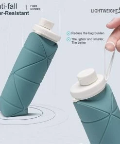 Beste Pirce ???? U-Fit One U Fit One® Opvouwbare Waterfles 0.6 Liter - Waterjug - Sportdrankfles - Fitness - Ufitone - Donkergroen ???? -Hendi Shop 550x550 271