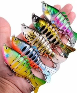 Kopen ???? Merkloos Kunstaas Set - 5 Swimbaits - 15 Gram - 10 Cm - Roofvissen - Snoek - Snoekbaars - In Handige Afsluitbare Opbergbox ???? -Hendi Shop 550x550 283