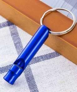 Beste recensies van ???? Allesvoordeliger Aluminium Fluitje - Lichtgewicht Noodfluit - Sleutelhanger - Blauw ????