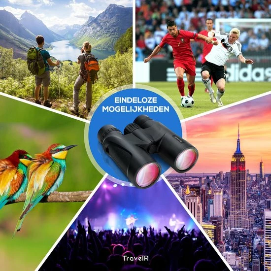 Top 10 ???? TravelR 10x42 Verrekijker – 10x Vergroting – BAK4 Prisma – Fully Multi ???? Coated (FMC) – Zwart ???? 5 Top 10 ???? TravelR 10x42 Verrekijker – 10x Vergroting – BAK4 Prisma – Fully Multi ???? Coated (FMC) – Zwart ???? - Afbeelding 3