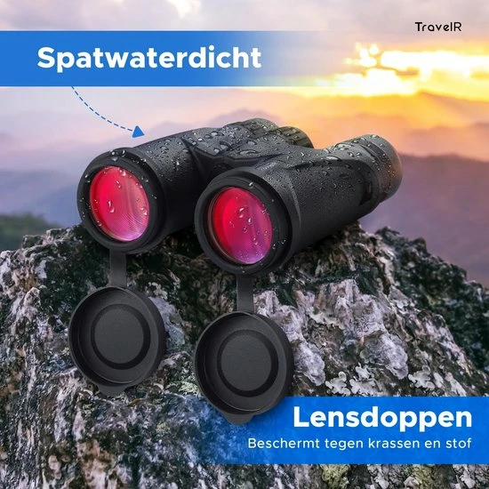 Top 10 ???? TravelR 10x42 Verrekijker – 10x Vergroting – BAK4 Prisma – Fully Multi ???? Coated (FMC) – Zwart ???? 7 Top 10 ???? TravelR 10x42 Verrekijker – 10x Vergroting – BAK4 Prisma – Fully Multi ???? Coated (FMC) – Zwart ???? - Afbeelding 5