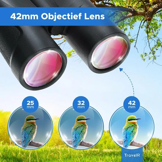 Top 10 ???? TravelR 10x42 Verrekijker – 10x Vergroting – BAK4 Prisma – Fully Multi ???? Coated (FMC) – Zwart ???? 11 Top 10 ???? TravelR 10x42 Verrekijker – 10x Vergroting – BAK4 Prisma – Fully Multi ???? Coated (FMC) – Zwart ???? - Afbeelding 9