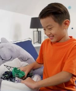 Beste Verkoop ✔️ Mediashop Happy Nappers Kinderslaapzak - 2-in-1 Zachte Knuffel En Zomerslaapzak - Wit Eenhoorn Motief Voor Kinderen Van 3 Tot 6 Jaar ???? -Hendi Shop 550x550 394