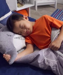 Beste Verkoop ✔️ Mediashop Happy Nappers Kinderslaapzak - 2-in-1 Zachte Knuffel En Zomerslaapzak - Wit Eenhoorn Motief Voor Kinderen Van 3 Tot 6 Jaar ???? -Hendi Shop 550x550 395