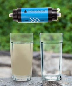 Beste deal ⭐ TrailAqua Waterfilter Survival 0.1Micron - Filtert Bacteriën - Snelle Drinkwaterfilter En Waterzuivering Met Waterzak Voor Outdoor, Kamperen, Preppen En Wandelen ???? -Hendi Shop 550x550 423