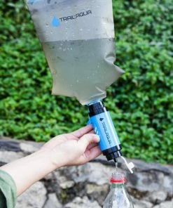 Beste deal ⭐ TrailAqua Waterfilter Survival 0.1Micron - Filtert Bacteriën - Snelle Drinkwaterfilter En Waterzuivering Met Waterzak Voor Outdoor, Kamperen, Preppen En Wandelen ???? -Hendi Shop 550x550 424