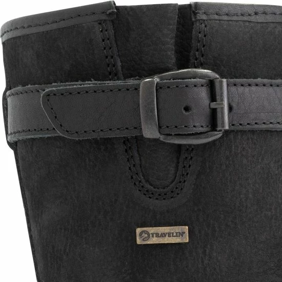 Top 10 ✨ Travelin' Sweden Dames Outdoorlaarzen - Waterdicht En Ademend - Wol Gevoerde Wandellaars - Zwart Leer - Maat 41 ???? 4 Top 10 ✨ Travelin' Sweden Dames Outdoorlaarzen - Waterdicht En Ademend - Wol Gevoerde Wandellaars - Zwart Leer - Maat 41 ???? - Afbeelding 2