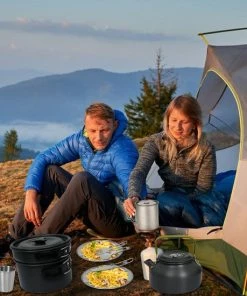 Coupon ???? Alizendeh 2x Camping Beker Kampeerbeker Camping Cup Theekopjes Servies Nostalgisch-Art Camping Mok Bekers 750ml Drinkbeker ???? -Hendi Shop 550x550 459