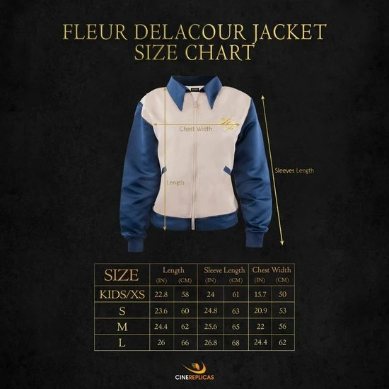 Begroting ???? Cinereplicas Harry Potter - Triwizard Cup Jacket - Fleur Delacour-M ???? 6 Begroting ???? Cinereplicas Harry Potter - Triwizard Cup Jacket - Fleur Delacour-M ???? - Afbeelding 4