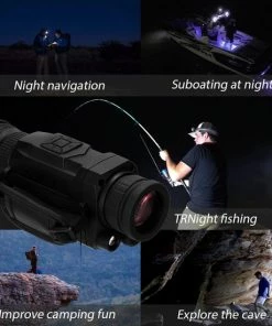 Flash-uitverkoop ???? DrPhone MONO2 - Monoculaire Nachtzicht Telescoop 720P - 5X35 - Optische Digitale Nachtvision - Infrarood HD Met Foto/Video-opname/Afspelen/Functie - Nightvision Zwart ???? -Hendi Shop 550x550 483