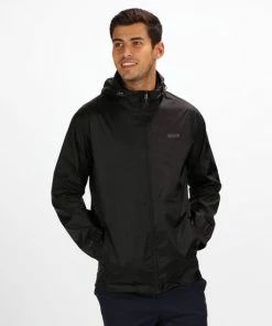 Goedkoopste ???? Regatta Pack-It II Regenjas - Maat XXL - Mannen - Zwart ✔️ -Hendi Shop 550x550 529