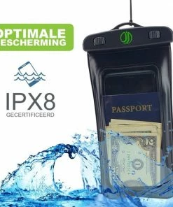 Hete verkoop ???? Jaunti | Waterdichte Telefoonhoesjes | Waterdicht Telefoonhoesje | Onderwater Hoesje Telefoon | Waterbestendig Telefoonzakje| Universeel Hoes Zwart | XL Variant Voor PRO & ULTRA Smartphones ???? -Hendi Shop 550x550 561