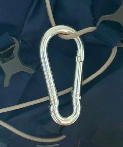 Groothandel ???? DX - Premium Duopakket Gegalvaniseerde Karabijnhaak - 2 Stuks - 8x80mm - Verzinkt Staal - Glanzend Zilver ???? -Hendi Shop 550x550 588