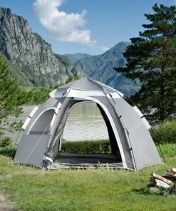 Coupon ???? Pro.tec Tent Nybro Automatisch 240x205x140 Cm Grijs ????