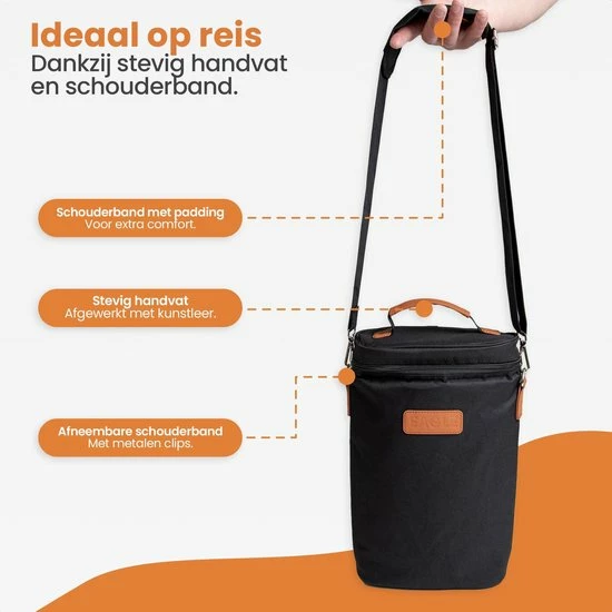 Uitgang ✔️ Eagle Home & Lifestyle Eagle Koeltas - Compacte Koeltas - Stoffen Tas - Strandtas - Mini Koelbox ???? 6 Uitgang ✔️ Eagle Home & Lifestyle Eagle Koeltas - Compacte Koeltas - Stoffen Tas - Strandtas - Mini Koelbox ???? - Afbeelding 4
