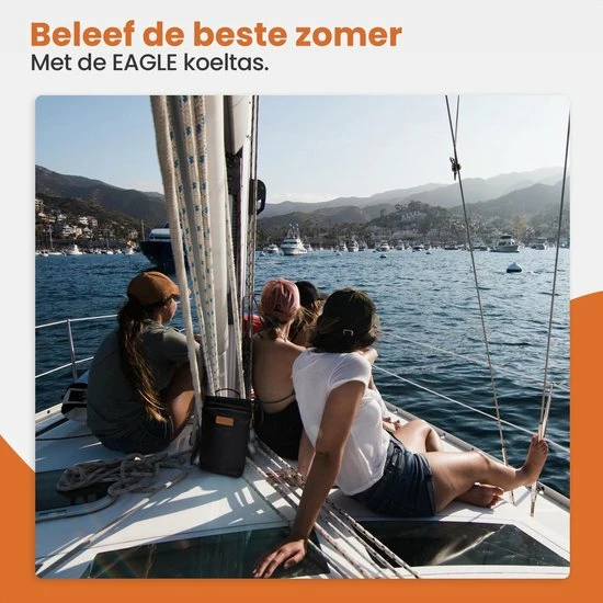 Uitgang ✔️ Eagle Home & Lifestyle Eagle Koeltas - Compacte Koeltas - Stoffen Tas - Strandtas - Mini Koelbox ???? 9 Uitgang ✔️ Eagle Home & Lifestyle Eagle Koeltas - Compacte Koeltas - Stoffen Tas - Strandtas - Mini Koelbox ???? - Afbeelding 7