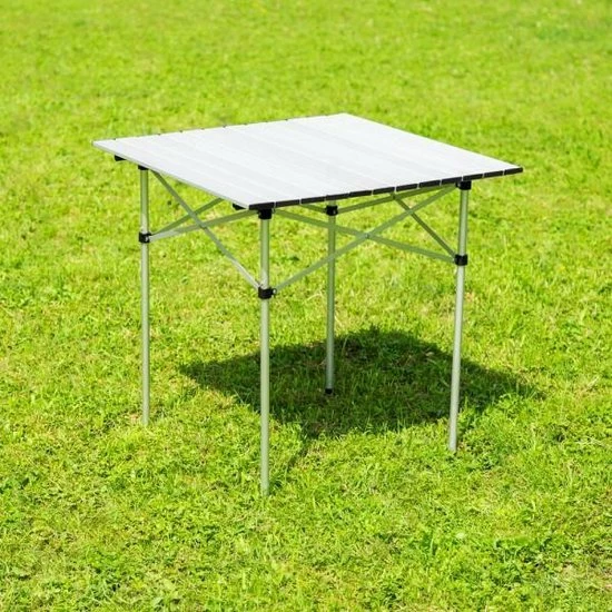 Gloednieuw ❤️ Tectake - Campingtafel - 70 X 70 Cm - Grijs ???? 8 Gloednieuw ❤️ Tectake - Campingtafel - 70 X 70 Cm - Grijs ???? - Afbeelding 6