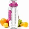 Nieuw ???? Afecto® | Fruit Fles| Sport Infuser | Water Flessen Met Fruit |1000ml | Drink Fles | Ook Te Gebruiken Als Water Fles | BPA Vrij| Kleur Magenta ???? -Hendi Shop 550x551