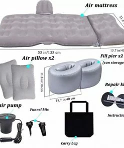 Aanbiedingen ✔️ Sophie's Planet Auto Luchtbed Met Kussens En Pomp (Zwart) - Auto Matras - Achterbank Matras - Autobed - Car Matress - Comfortabel In De Auto Slapen ???? -Hendi Shop 550x551 3