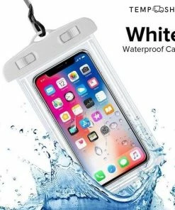 Nieuw ???? Tempshop Waterdichte Telefoonhoesjes Wit - Onderwater Hoesje Telefoon - Waterdichte Telefoonzakje – Bag – Drybag - Onderwater Hoesje Telefoon – Universeel Geschikt Voor Alle Smartphones - Waterdichte Telefoonhoesje ????
