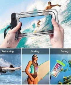 Nieuw ???? Tempshop Waterdichte Telefoonhoesjes Wit - Onderwater Hoesje Telefoon - Waterdichte Telefoonzakje – Bag – Drybag - Onderwater Hoesje Telefoon – Universeel Geschikt Voor Alle Smartphones - Waterdichte Telefoonhoesje ???? -Hendi Shop 550x551 5