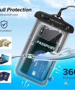 Nieuw ???? Tempshop Waterdichte Telefoonhoesjes Wit - Onderwater Hoesje Telefoon - Waterdichte Telefoonzakje – Bag – Drybag - Onderwater Hoesje Telefoon – Universeel Geschikt Voor Alle Smartphones - Waterdichte Telefoonhoesje ???? -Hendi Shop 550x551 7