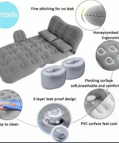 Aanbiedingen ✔️ Sophie's Planet Auto Luchtbed Met Kussens En Pomp (Zwart) - Auto Matras - Achterbank Matras - Autobed - Car Matress - Comfortabel In De Auto Slapen ???? -Hendi Shop 550x552 2