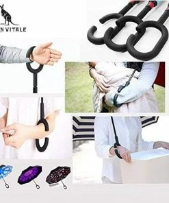 Beste Pirce ✔️ San Vitale® - Unieke Reversible Windproof Paraplu - Roze Bloem ???? -Hendi Shop 550x552