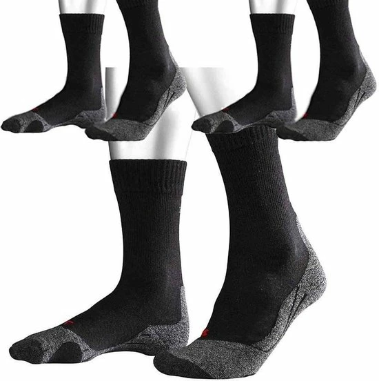 Promo ???? FALKE TK2 Explore Cool Wandelsokken Mid-rise Zacht Thermisch Anti-blaar Antizweet Zonder Motief Met Elastische Boord Verkoelend Duurzaam Ademend Sneldrogend Zwart Heren Sportsokken - Maat 39-41 ???? 10 Promo ???? FALKE TK2 Explore Cool Wandelsokken Mid-rise Zacht Thermisch Anti-blaar Antizweet Zonder Motief Met Elastische Boord Verkoelend Duurzaam Ademend Sneldrogend Zwart Heren Sportsokken - Maat 39-41 ???? - Afbeelding 8