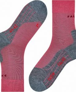 Groothandel ???? FALKE TK5 Wander Wandelsokken Mid-rise Zacht Thermisch Anti-blaar Antizweet Zonder Motief Met Elastische Boord Warm Admend Merinowol Rood Dames Sportsokken - Maat 39-40 ✨ -Hendi Shop 550x553 2