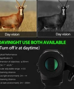 Flash-uitverkoop ???? DrPhone MONO2 - Monoculaire Nachtzicht Telescoop 720P - 5X35 - Optische Digitale Nachtvision - Infrarood HD Met Foto/Video-opname/Afspelen/Functie - Nightvision Zwart ???? -Hendi Shop 550x555 8